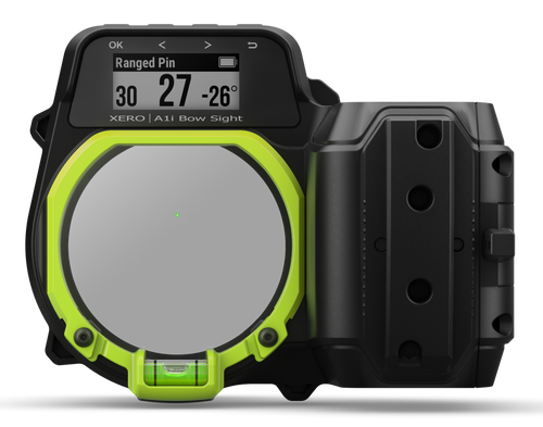Garmin 010-01781-11 Xero A1i Bow Sight Black/Green 300 yds Range Left Hand User Compatible With Garmin GPS Devices Features Digital Laser Rangefinder