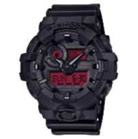 G-Shock GA-700BBR-1ACR Analog Digital Black/red