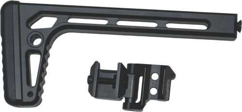 Tandemkross Rim/edge Folding Picatinny Buttstock Black