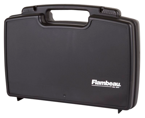 Flambeau Safe Shot Pistol Case made of Polymer with Black, Egg Crate Foam Padding, Integrated Handle & TSA/Airline Approved 16.50" L x 9.50" W x 3.50" D Interior Dimensions