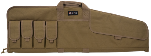 G Outdoors SRC42-Flat Dark Earth Single Rifle Case Flat Dark Earth 600D Polyester with Mag Pouch, Lockable Zippers & Fleece-Lining 42" L x 13" H Exterior Dimensions