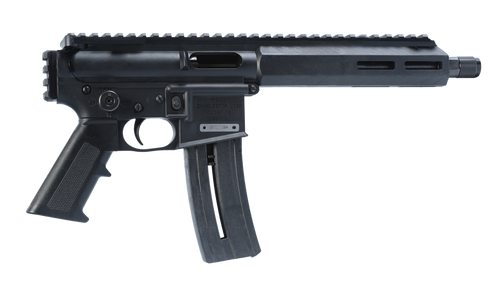 Mountain Bill Gun Lab Goat-15 Atom 22 LR 10rd,7.80" Black Oxide Threaded Barrel, Black, Picatinny Rail, M-Lok Handguard, Black Polymer Grip