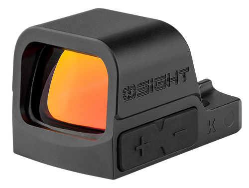 Osight K, Handgun Sight, RMSc Footprint, Matte Black, 6 MOA Red Dot, Side Load CR1620 Battery
