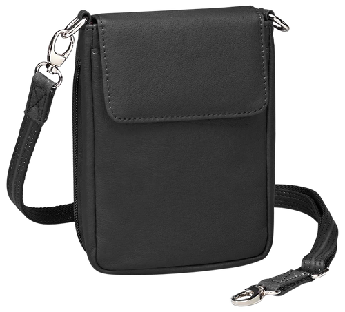 Gun Tote'n Mama-07/bk Phone Pouch Xbody Black