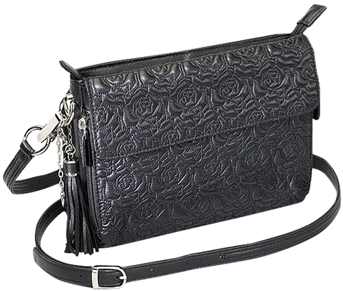 Gun Tote'n Mamas Gtm-10/bk Clutch Purse Embroid Lmbskn