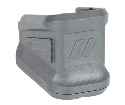 ZEV BPAD-G17-5-GRY Basepad made of Polymer with Gray Finish for Glock 17rds Magazines (Adds 5rds)
