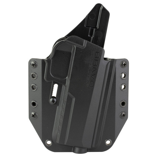 Bravo Concealment BCA, Outside Waistband Concealment Holster, 1.5" Belt Loops, Fits Sig P320 Full Size, Black, Polymer