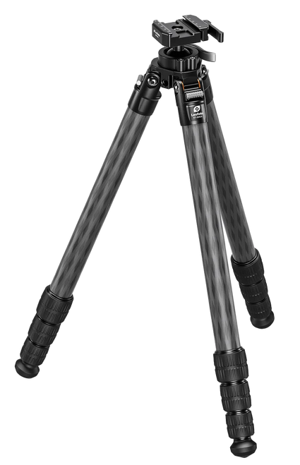 Leofoto Integrated Ballhead ST-X Tripod 6.06"-58.54" High Black Aluminum