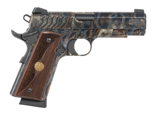 Dickinson Adam 1911 Fireball Full Size 9mm 9rd,4.37" Steel Serrated Slide, Steel Frame Beavertail