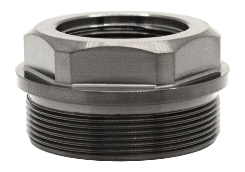Rearden Atlas Titanium Thread Adapter, Compatible with All Rearden Muzzle Devices, For Suppressors with Inside Diameter Threading Bravo 1.375X24, DLC Finish, Black