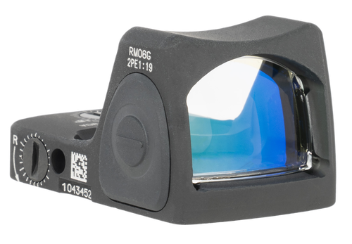 Trijicon RMR Type 2 Reflex Sight, Green Dot, 3.25 MOA, Adjustable LED, Black