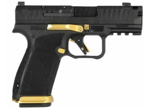 Canik METE MC9 Prime 9Mm 3.65" Or Ns 2-17Rd Black/Gold Talo