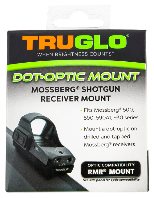 TruGlo TG Shotgun Receiver Mount Black Mossberg Trijicon RMR