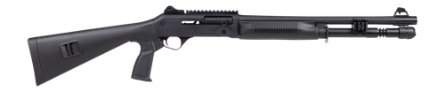 Panzer Arms M4 Semi-Auto 3" 5rd,18.50" Black Barrel, Black Aluminum Receiver Picatinny Rail, Black Fixed Synthetic Stock, Black Polymer Grip