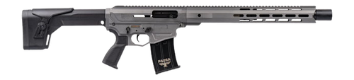 Panzer Arms AR12 Gen5 Semi-Auto 5rd,18.50" Gray Cerakote Aluminum/Polymer Receiver Picatinny Rail, M-Lok Handguards, Black Stock