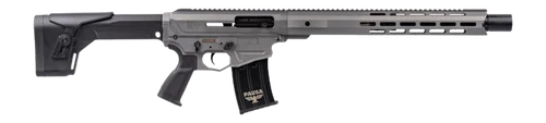 Panzer Arms AR12 Gen5 5rd,18.50" Barrel, Gray Cerakote Aluminum/Polymer Receiver Picatinny Rail, M-Lok Handguards, Black Stock