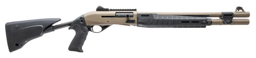 Benelli M2-G1 Tactical 12 Ga, 18.5" Barrel, 3" Chamber, Telescoping Stock, Flat Dark Earth FDE, 7rd