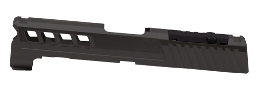 True Precision Inc Axiom Pro Optic Cut Slide Fits Springfield Hellcat Black DLC Anodized 416R Stainless Steel