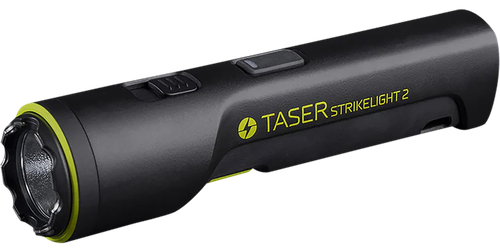 TASER StrikeLight 2 Stun Gun Black Includes Wrist Strap/ USB Charging Cable