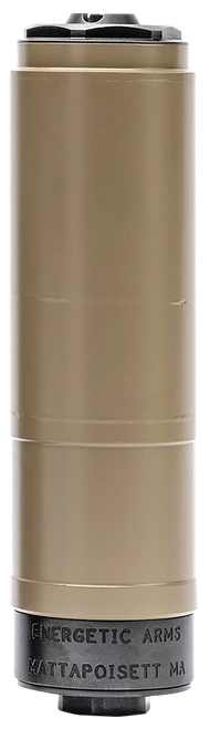 Energetic Armament FEROX, 5.56 Caliber Suppressor, SS, 1/2X28 Direct Thread, Compatible with Other Mounting Hardware, Cerakote Flat Dark Earth