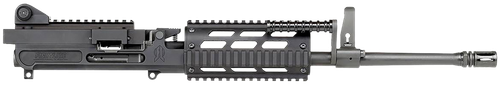 FightLite (MCR) Mission Configurable , Complete Upper Receiver, 5.56mm, 16.25" Threaded Barrel, Dual Feed, Picatinny Rail, Fits AR-15 Lower Reciever, Anodized Black