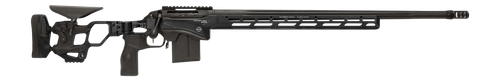Cadex Inc CDX-SS Seven S.T.A.R.S. Pro 6.5 Creedmoor 10rd,26" Black DLC Fluted Threaded Barrel, Black Cerakote Receiver, ARCA Rail, M-Lok Handguard, Black Adjustable Folding Butt
