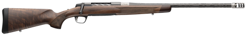 Browning X-Bolt 2 Medallion 7mm PRC 3rd,24" Carbon Fiber Wrapped Threaded Barrel, Matte Blued Drilled & Tapped Steel Receiver, Fixed Grade V/VI Walnut Stock, Recoil Hawg Muzzle Brake