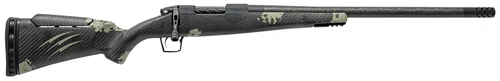 Fierce Firearms Carbon Mini Rogue XP 25 Creedmoor 3rd,20" Carbon Fiber Match Grade Barrel, Black DLC Stainless Steel Drilled & Tapped Receiver, Forest Camo Push Button Adj Cheek Piece