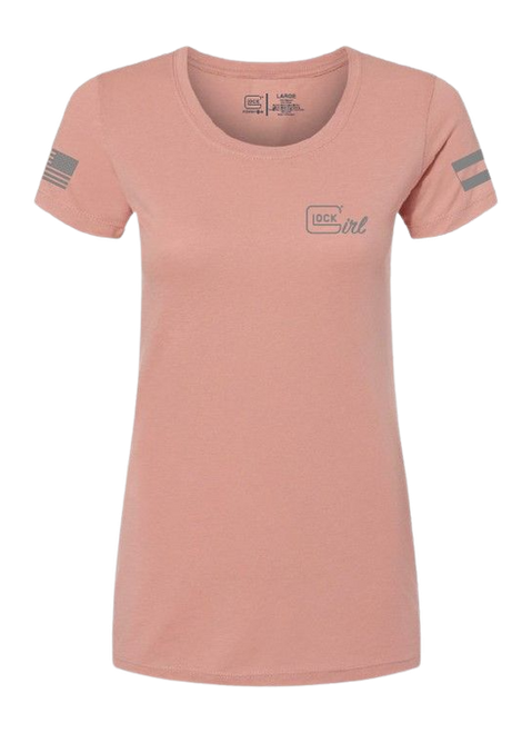 Glock Glock Girl Flag TEE 2XL Pink