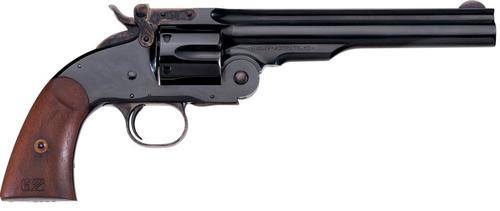 Uberti 1875 No. 3 2nd Model Schofield 45 Colt, 7" Barrel, Blued, Walnut Grip, 6rd