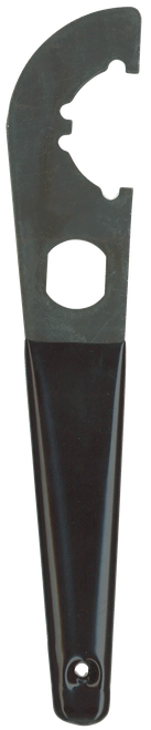 Outdoor Connection BTNW28197 Buffer Tube Wrench Black Phosphate Steel M4/Car-15/Carbine Rubber Black Handle