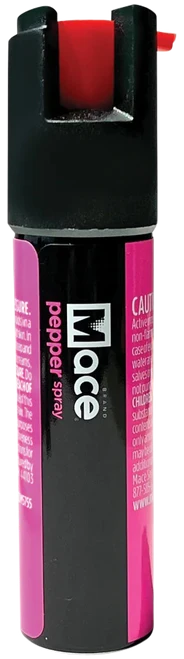 Mace Twist Lock Pepper Spray OC Pepper 15 Bursts Range 10 ft 0.75 oz Neon Pink