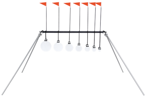 Birchwood Casey Centerfile KYL, 1/2" Steel Target, Portable Design, Silver/Black