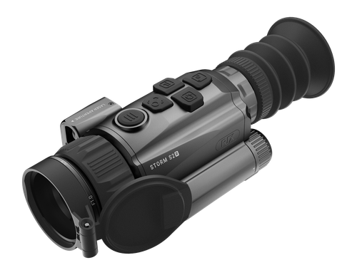 RIX Tactical STORM S2R, Thermal Imaging scope with Laser Rangefinder, 25MM Objective, 3.5X Magnification, Black