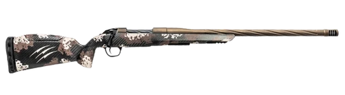 Fierce Firearms Twisted Rage LR Full Size 300 PRC, 22" Smoked Bronze Cerakote Spiral Threaded Barrel, Drilled & Tapped Receiver, Desert Shadow Camo Push Button Adj Comb, 3rd