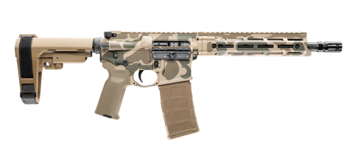 Daniel Defense V7 10.30" Barrel, Duck Classic Camo Receiver Picatinny Rail. M-Lok Handguard, Polymer Stock, Ambidextrous, CNC Custom