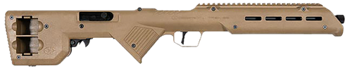 Desert Tech TREK-22 Compact 22 LR, 18" Free Floating Steel Barrel, Suppressor Ready, Flat Dark Earth Finish, Picatinny Rail Receiver, M-Lok Handguards, Fixed Polymer Stock, 10rd