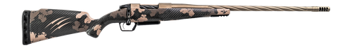 Fierce Firearms Twisted Rogue XP 6.5 PRC, 20" Smoked Bronze Fluted Threaded Barrel, Picatinny Rail Forend, Sonora Ambush Camo LR Negative Comb Carbon Fiber Stock, 3rd