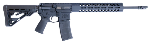 HM Defense Defender M5 5.56x45mm NATO, 16" Barrel, Black Hard Coat Anodized Metal, Black Mil-Spec HM Stock & Enhanced Polymer Grip, 30rd