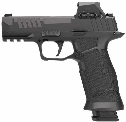 Sig P385 Carry Romeo-X 9mm, 4" Barrel, Black, Romeo-X Optic, Xray3 Sights, No Manual Safety, 17-21rd Mags