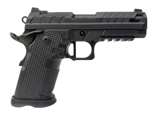 Fusion Firearms XP Pro V2 9mm, 4" Barrel, Tenifer Black, Optic Ready Slide, Fixed Combat Sights, 17rd