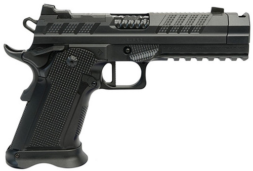Fusion Firearms XP Comp 9mm, 4.6" Compensated Barrel, Tenifer QPQ Steel Frame, Optic Ready Slide, Black Aluminum Grip, 17rd