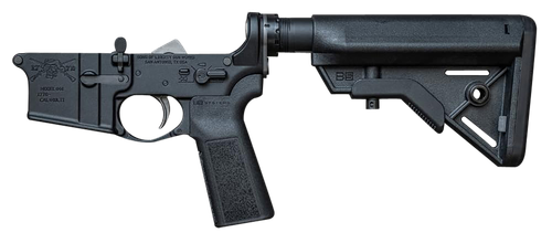 Sons of Liberty Gun Works M4 Complete Lower Receiver 223 Remington/5.56mm, Anodized Black, B5 Bravo Stock