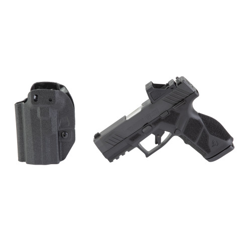Taurus GX2 T.O.R.O Carry Kit Compact 9mm 13rd,3.38" Stainless Barrel, Serrated Optic Slide, Black Polymer Frame Picatinny Rail, Black Textured Grip, Vir