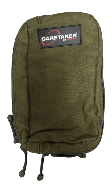 Caretaker Utility Pouch, Waxed Canvas, Moss Green