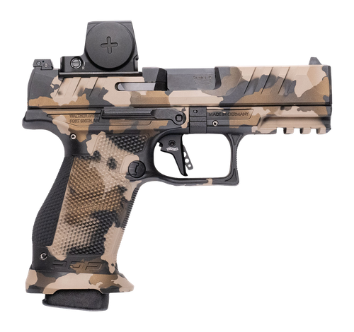 CNC Firearms Walther PDP Ledger, 9mm, 4" Barrel, Vortex Venom Red Dot, Desert Camo, 1 of 300, 18rd
