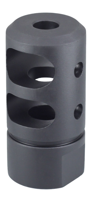 JE Machine Tech AR-15/M4 Muzzle Brake, 223 Remington/5.56mm, 1/2x28 Thread