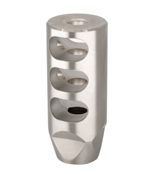 JE Machine Tech AR-15 Short Muzzle Brake, Stainless Steel