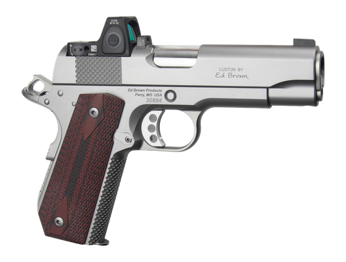 Ed Brown Kobra Carry Optic, 45 ACP, 4.25" Barrel, Trijicon RMRcc 3.25 MOA Sight, G10 Grip, Black Gen4, 7rd