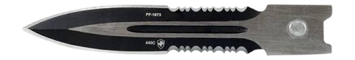 Templar Knife Large Gen 3 OTF Automatic, Dagger, Zinc Black Rubber, Serrated